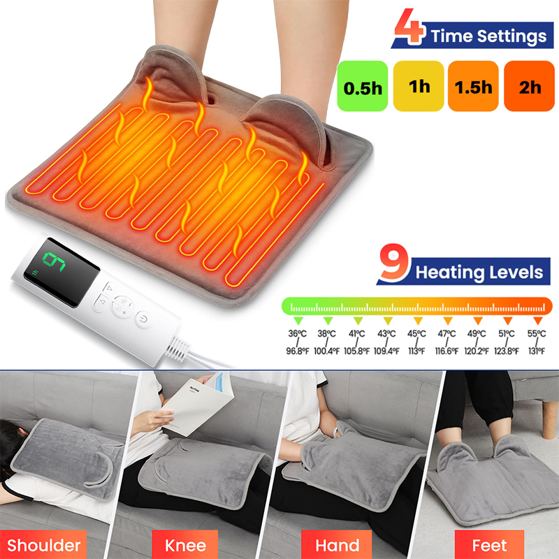 Hand Warmer Electric - Electric Foot Warmer Plush Soft 9-level