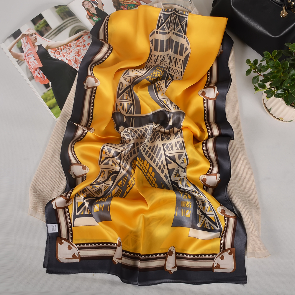 BYSIFA| New Bright Yellow 100% - Shawl Wrap Winter ulasan dan harga