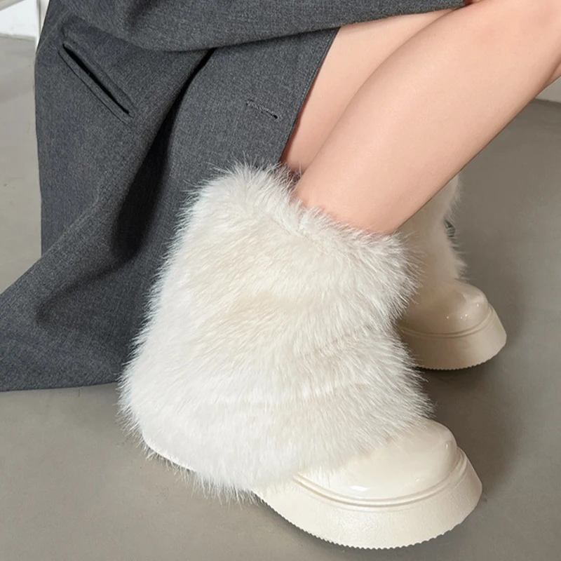 Winter Fluffy Snow Boots Keep  - Waterproof Winter Boot ulasan dan harga