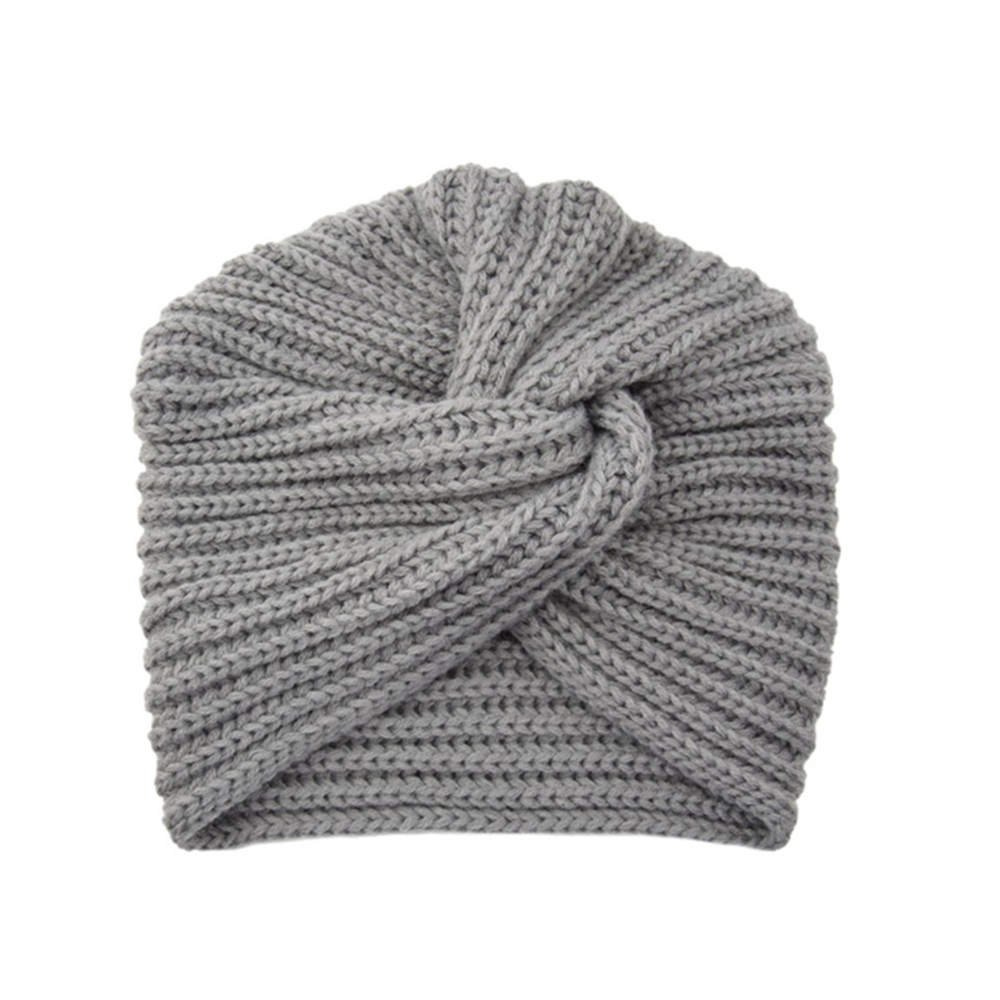 Women's Knitted Turban Hat Boh - Knit Beanie Hat Warm ulasan dan harga