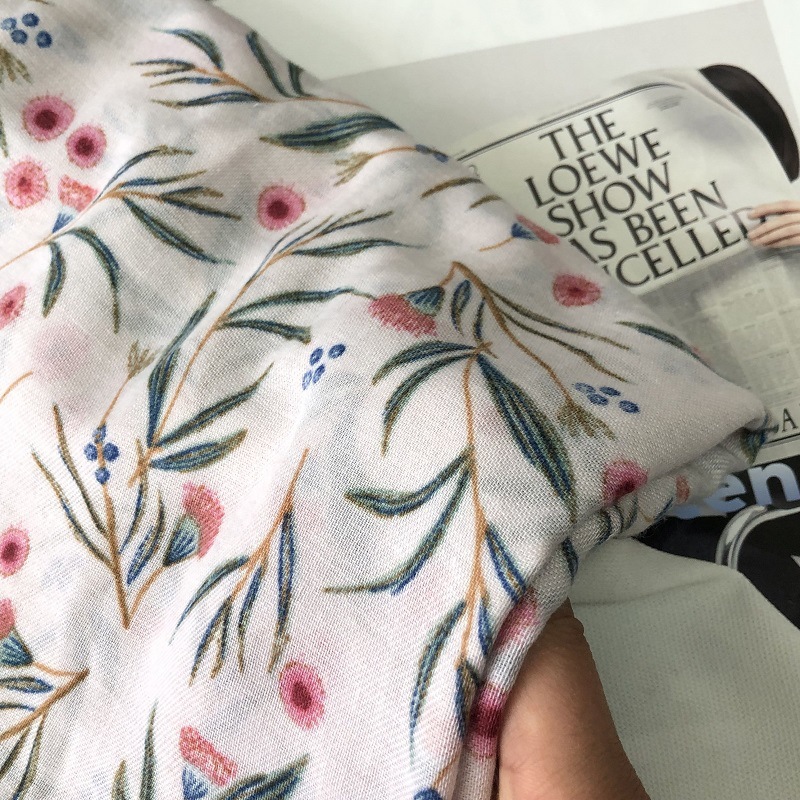 New Design Brand Women Floral  - Shawl Wrap Winter ulasan dan harga