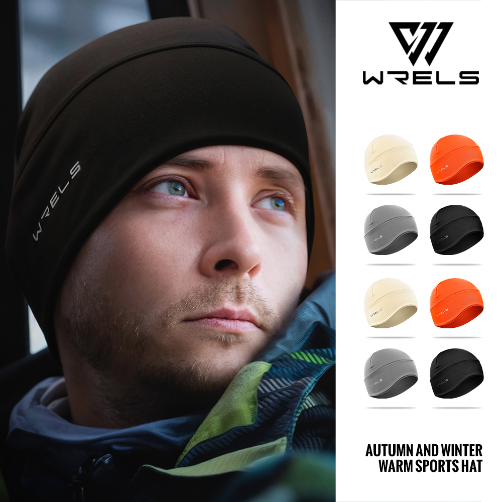 WRELS Winter Running Skull Cap - Knit Beanie Hat Warm ulasan dan harga
