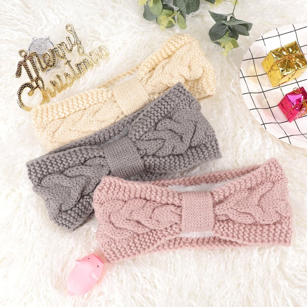 Winter Knitted Women Headbands - Winter Headband Fleece ulasan dan harga