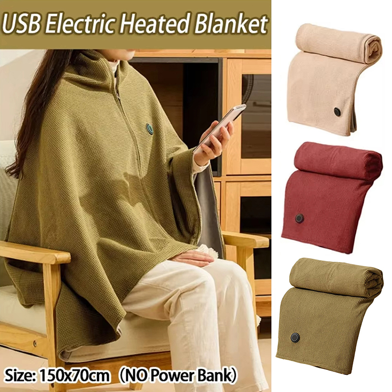 Heated Shawl Wraps USB Heated  - Shawl Wrap Winter ulasan dan harga