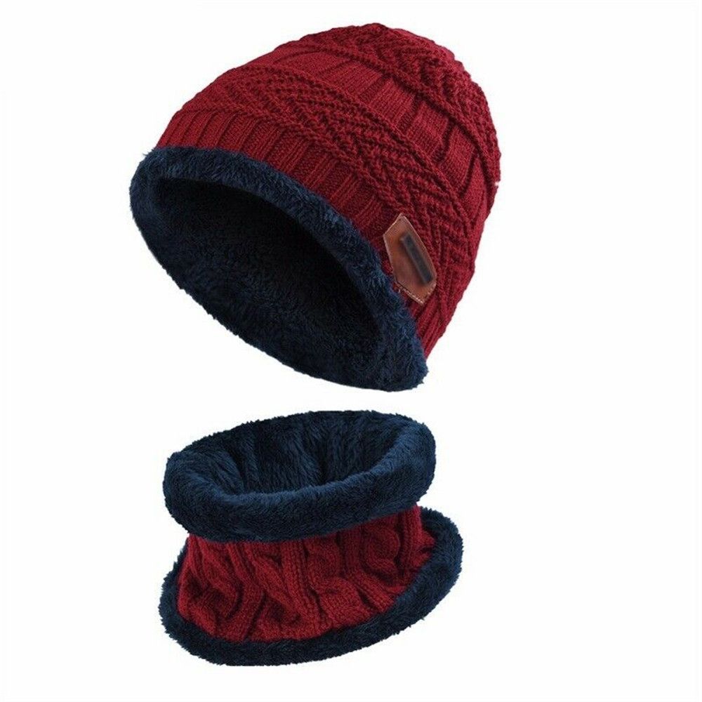 Kids Winter Neck Scarf Cap Set - Neck Gaiter Fleece ulasan dan harga