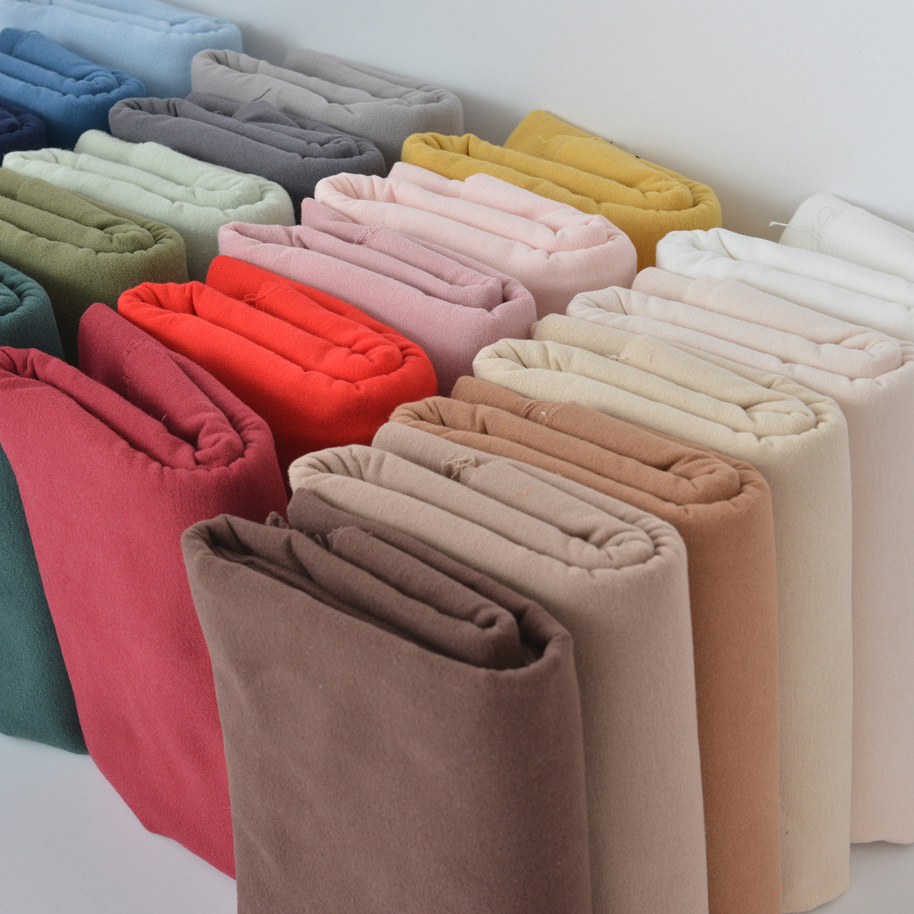 Half Meter Solid color Baby's  - Flannel Shirt Lined ulasan dan harga