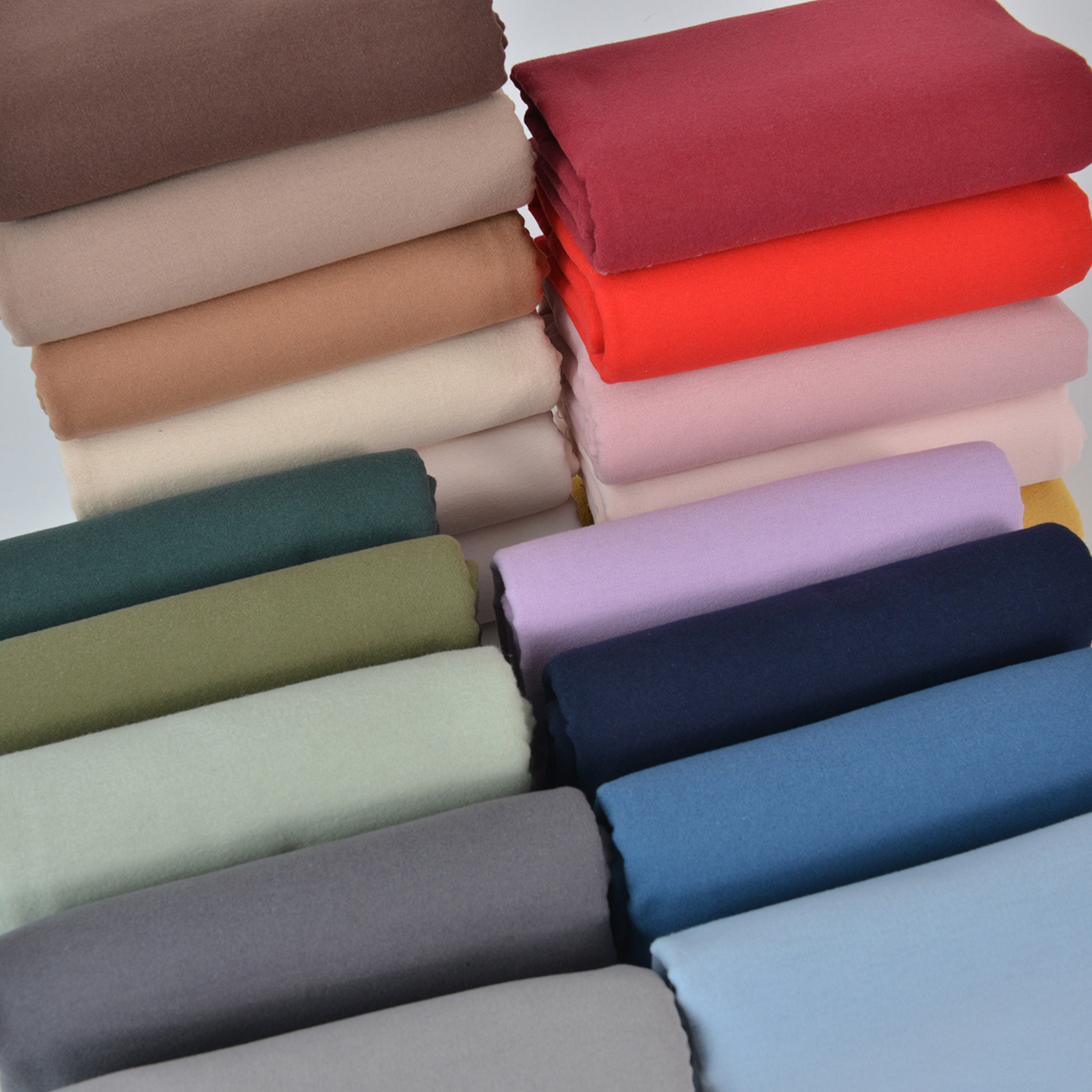 Half Meter Solid color Baby's  - Flannel Shirt Lined ulasan dan harga