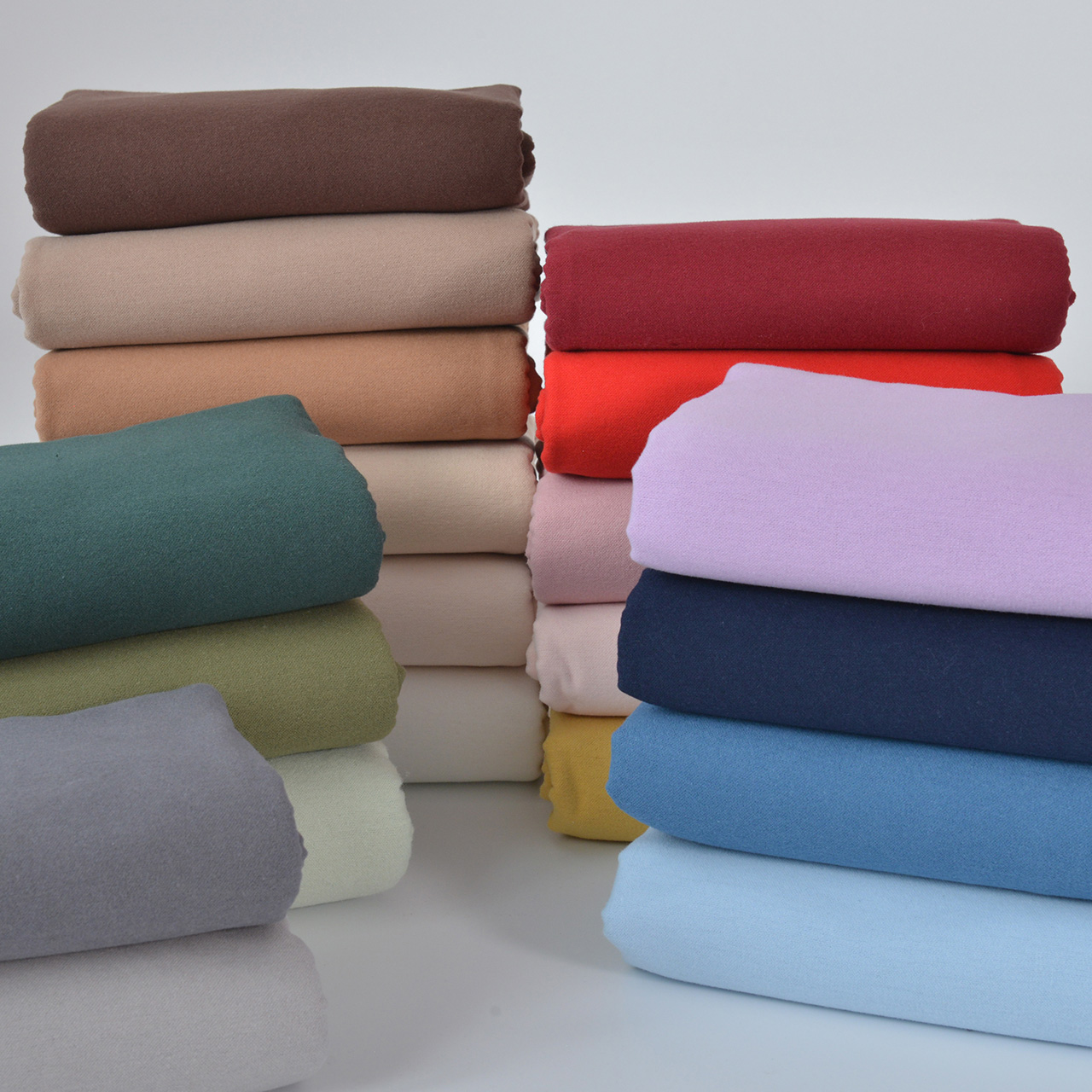 Half Meter Solid color Baby's  - Flannel Shirt Lined ulasan dan harga